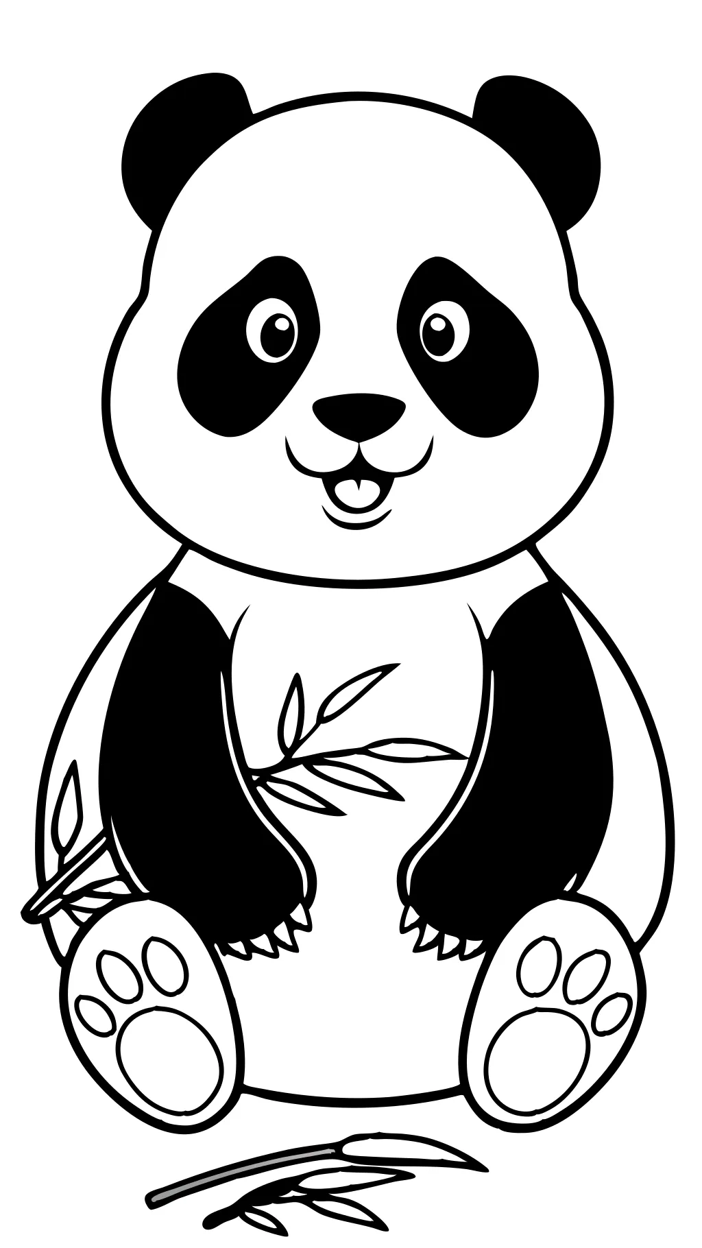 free printable panda bear coloring pages